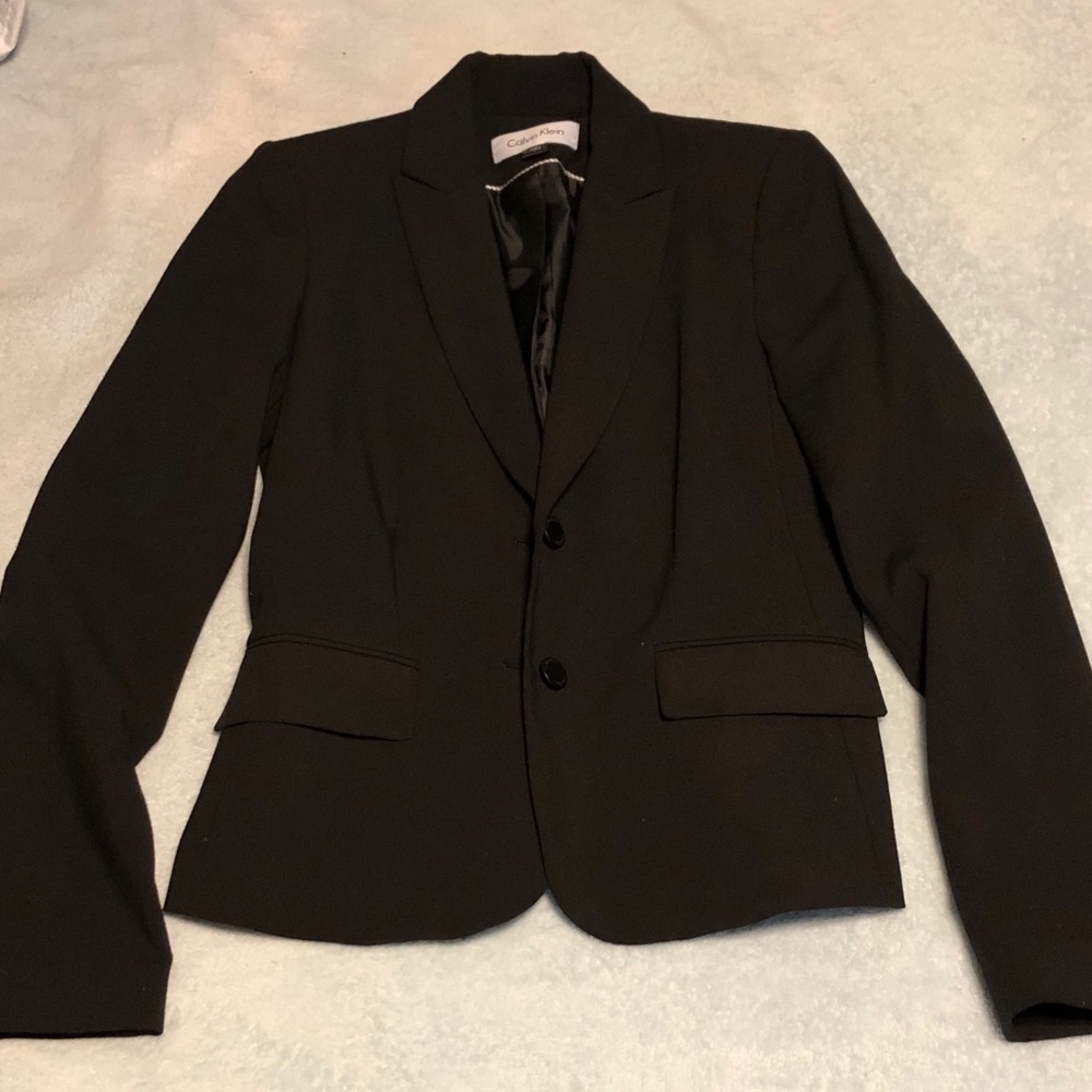 Black Calvin Klein size 2 blazer